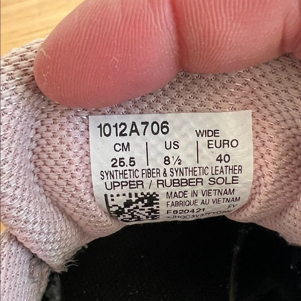 ASICS Charcoal and Coral Athletic Sneakers 8.5W